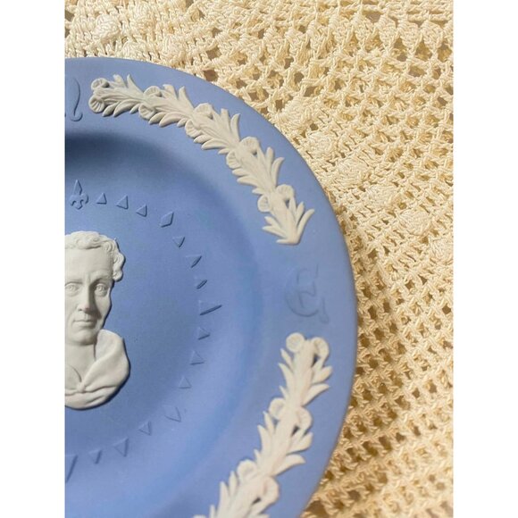 Vintage HTF Christopher COLUMBUS Wedgwood Blue White Jasperware Compass Points P - Picture 5 of 6